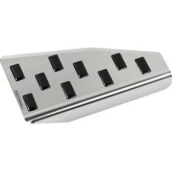 Opěrka nohy Toyota Auris II 5D 2013-2019 • nerez • Alu-Frost