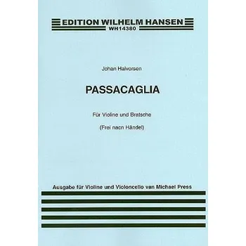 Johan Halvorsen: Passacaglia For Violin And Cello (Score/Parts) 1435005