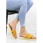 Ctogo Gogo Letní žluté nazouváky G-5035-03YE Velikost: 38