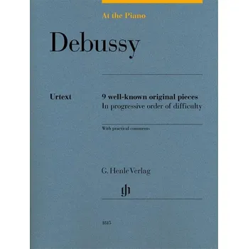 At The Piano - Debussy - 9 znmch originlnch skladeb v postupnm poad obtnosti s praktickmi komenti 1054562