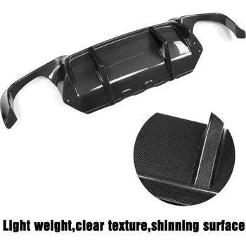 Nárazník PROTEC Zadní difuzor BMW F10 10-18 LOOK M5 CARBON