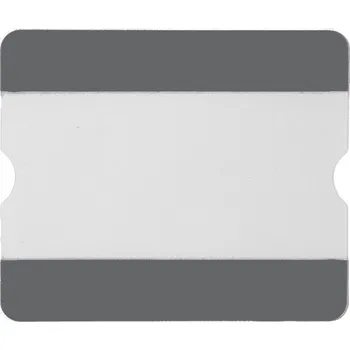 Otevřená samolepicí podlahová kapsa, 1/3 A4, tmavě šedá
