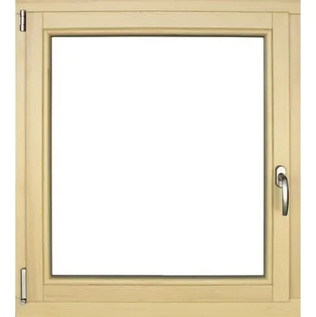 Okno Dřevěné okno lakované borovice 90 x 100 cm levé trojsklo