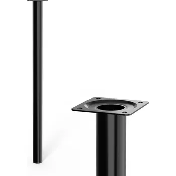 Nábytkové kování Walteco Nábytková noha kulatá, průměr 30mm, výška 500mm, černá