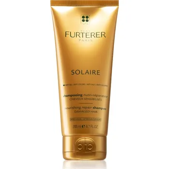 Tepelná ochrana vlasů René Furterer Solaire vyživující šampon pro vlasy namáhané chlórem, sluncem a slanou vodou 200 ml