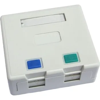 Elektrická zásuvka OEM Zásuvka na omítku neosazená pro 2x keystone ZLB2