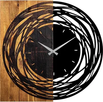 Hodiny Nástěnné hodiny Storm 58x58 černé