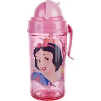 Láhev Banquet Láhev s brčkem 350ml, Princess Princezny