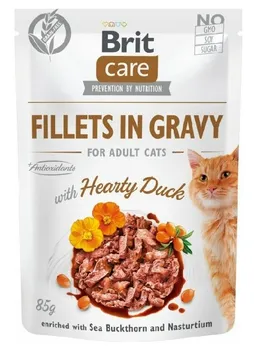 Krmivo pro kočku Brit Care Cat Pouch Fillets in Gravy with Hearty Duck 85 g