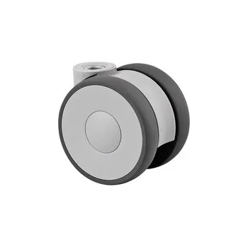 Pojezdové kolečko Linea TENTE Kolečko designové 75mm, otočné, otvor pro čep, 5920UAO075L51-10 RAL7001