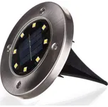 Activer Solární lampa 8xLED nerezová