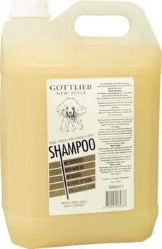 Kosmetika pro psa Gottlieb Šampon pro bílé pudly s makadamovým olejem 5 l