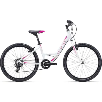 Dětské kolo CTM Missy 24" 2022 bílé/růžové