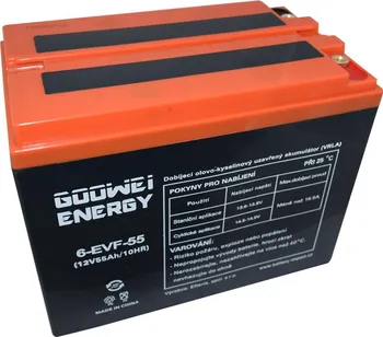 Trakční baterie Goowei Energy 6-EVF-55 baterie 12V 55Ah 13,75A