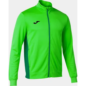 Pánská mikina Mikina Joma Winner II zip Barva: Zelená, Velikost: 2XL
