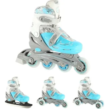 Celoroční brusle Nils Extreme NH18331 4v1 modré