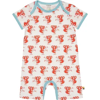 Kojenecký overall Kojenecký overal krátký Koala oranžová loud + proud Velikost: 62/68