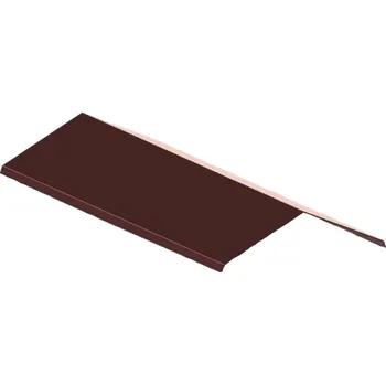 Plech Hřebenáč RŠ 333, 1 bm, Lakovaný pozink, Hnědá RAL 8017