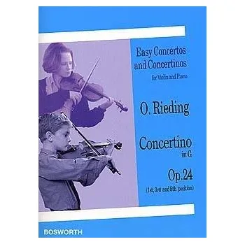 Concertino in G Op. 24 - 1st, 3rd and 5th Position - housle a klavr 736517