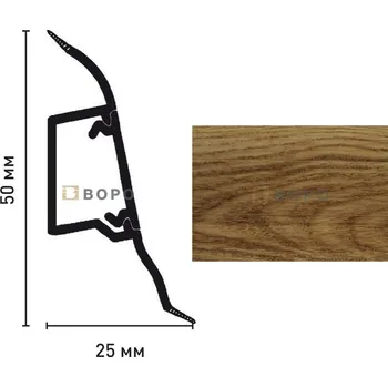 Podlahová lišta Soklová lišta Döllken SLK50 W275 dub víno (2,5 bm)