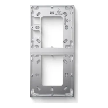 LOXONE Montážní rámeček 2 moduly stříbrná