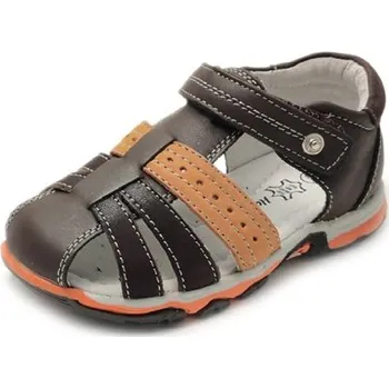 Dětská treková obuv Chlapecká obuv Happy Bee B142744 Barva: Hnědá, Velikost: 28