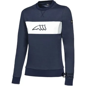 Mikina Equiline -ERANIE- - Modrá (339) - S