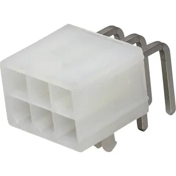 Elektrický konektor Molex vestavná zásuvková lišta (standardní) 6, rozteč 4.2 mm, 39301060, 1 ks Bag