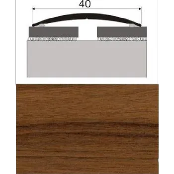 Podlahová lišta Přechodová lišta samolepicí PROFIL Team P24 Ořech 40 x 1000 mm