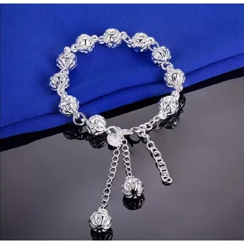 Souprava šperků Stylový náramek se zdobenými kuličkami (Náramky a řetízky)