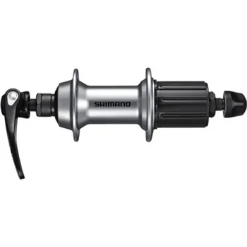 Náboj kola SHIMANO nába zadní TIAGRA FH-RS400 pro ráfkovou brzdu 10/11 rychl 36 děr RU: 168 mm stříbrná (SHIMANO nába zadní TIAGRA FH-RS400 pro ráfkovou brzdu 10/11 rychl 36 děr RU: 168 mm stříbrná)