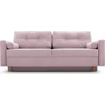 Stylová pohovka s úložným prostorem Pastella 3 - světle růžová