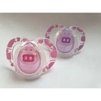 Kojenecká láhev TOMMEE TIPPEE Style cdudlík 3-9 měs růžová/fialková