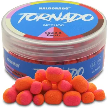 Boilies HALDORADO Tornado Method Kalamáry Broskev 30g 6-8mm (HALDORADO Tornado Method Kalamáry Broskev 30g 6-8mm)
