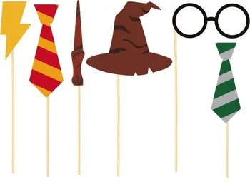 Party dekorace Fiestas Guirca Fotodoplňky Harry Potter 6 ks