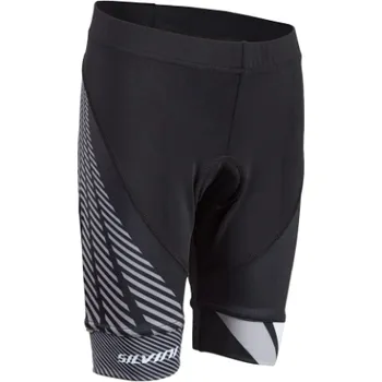 Cyklistické kalhoty Dětské kraťasy Silvini Teamp CP1436 black-cloud Velikost dětská: 134-140