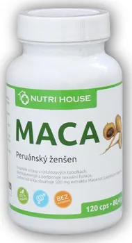 Přírodní produkt Nutrihouse Maca 500 mg 120 cps.
