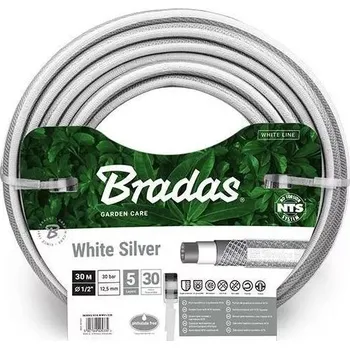 BRADAS ZAHRADNÍ HADICE NTS WHITESILVER 1/2" 50 M