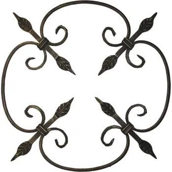 Rozeta kovaná,kované brány h450, b450, 12x6mm