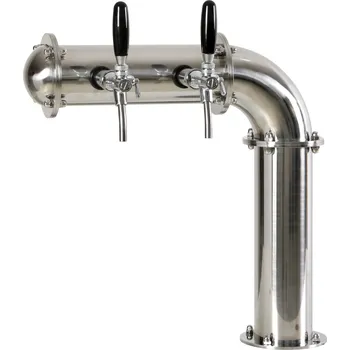 Příslušenství pro výčepní zařízení Varia-Plus Výčepní stojan L2 nerez komplet kohouty pákové medailony standard přímé dochlazení