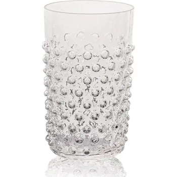 Sklenice Sklenice, Jílek Glassworks, HOBNAIL, Křišťál, 250 ml, 6 ks