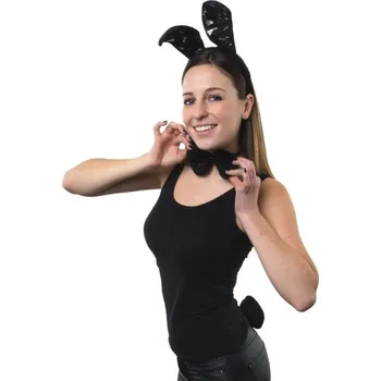 Karnevalový kostým Funny Fashion Sada zajíček černá