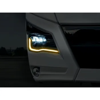 Denní svícení LED moduly denního svícení pro vozy MAN 2020+, oranžové