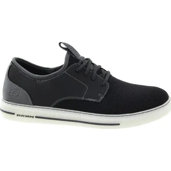Pánské tenisky SKECHERS Pánské černé textilní polobotky 210389-BLK-847 Velikost 42