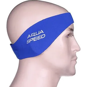Plavecká čepice Aqua-Speed Ear Neo koupací čelenka modrá Velikost oblečení: senior