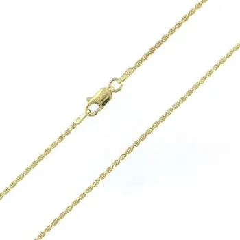 Řetízek Stříbrný pozlacený řetízek valis délka řetízku 50cm