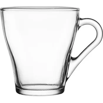 Hrnek skleněný 280ml, kónický Florina