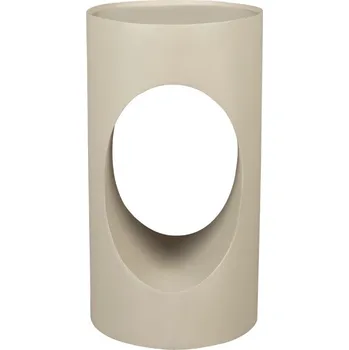 Toaletní stolek Pískově hnědý kovový odkládací stolek DUTCHBONE SAI 30 cm