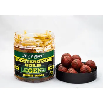 Boilies Legend Range - Boosterované boilie 250ml - 20mm : ROBIN RED - BRUSINKA