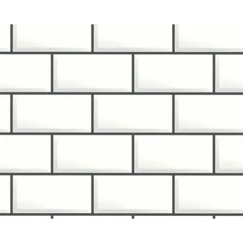 Tapeta Vliesová tapeta bílé dlaždice, cihly 383572 / Tapety na zeď 38357-2 My Home My Spa (0,53 x 10,05 m) A.S.Création